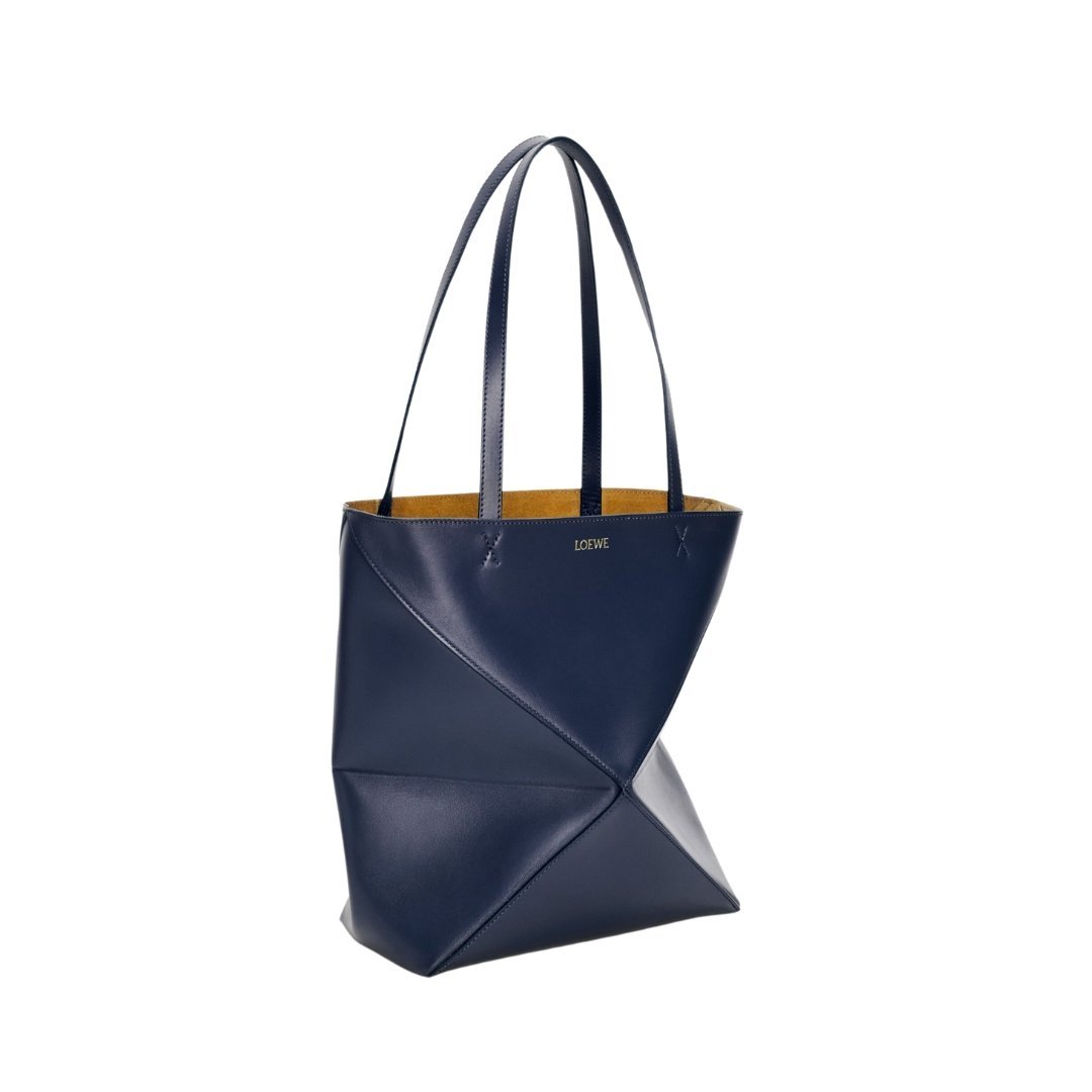Mittelgroße Puzzle Fold Tote Abyssblau 31.5cm – Bild 2