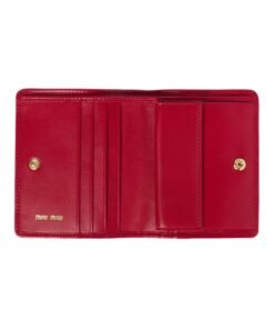 Alternative view of Kleine Matelass?-Nappa-Leder Rot 11.2cm