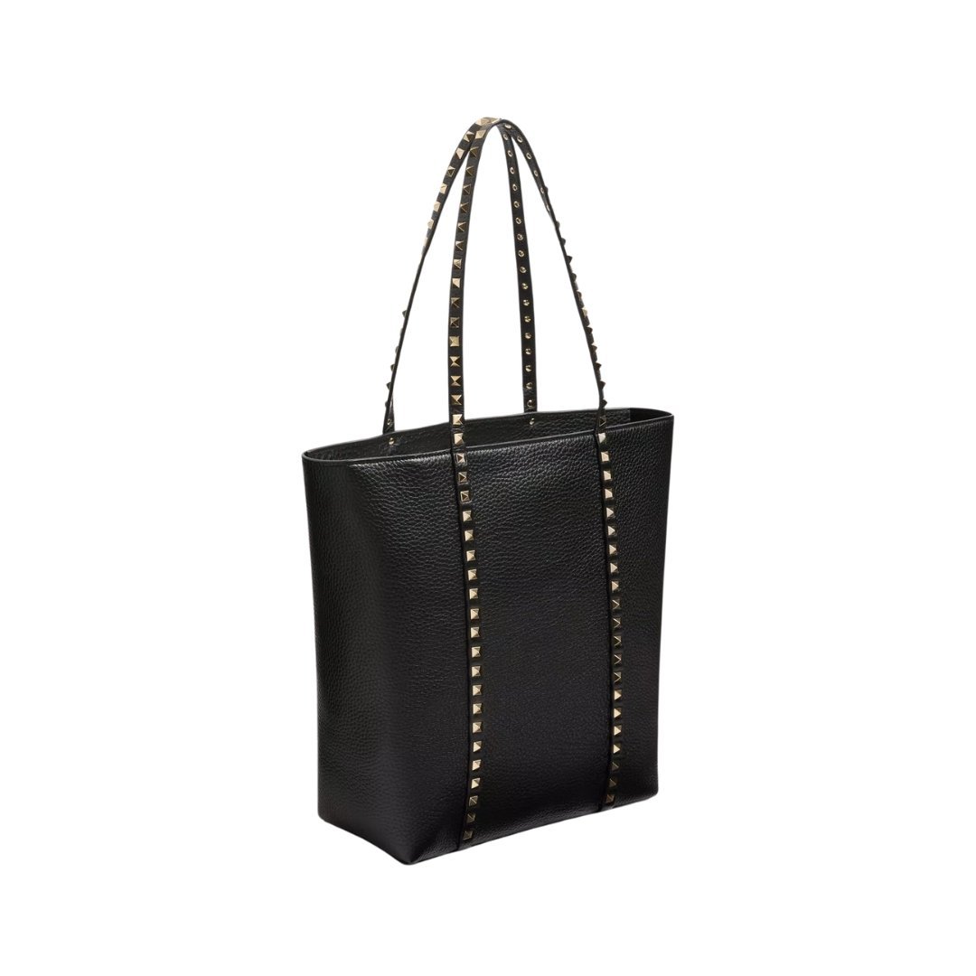 Rockstud Kalbsleder Schwarz 25.5cm – Bild 2