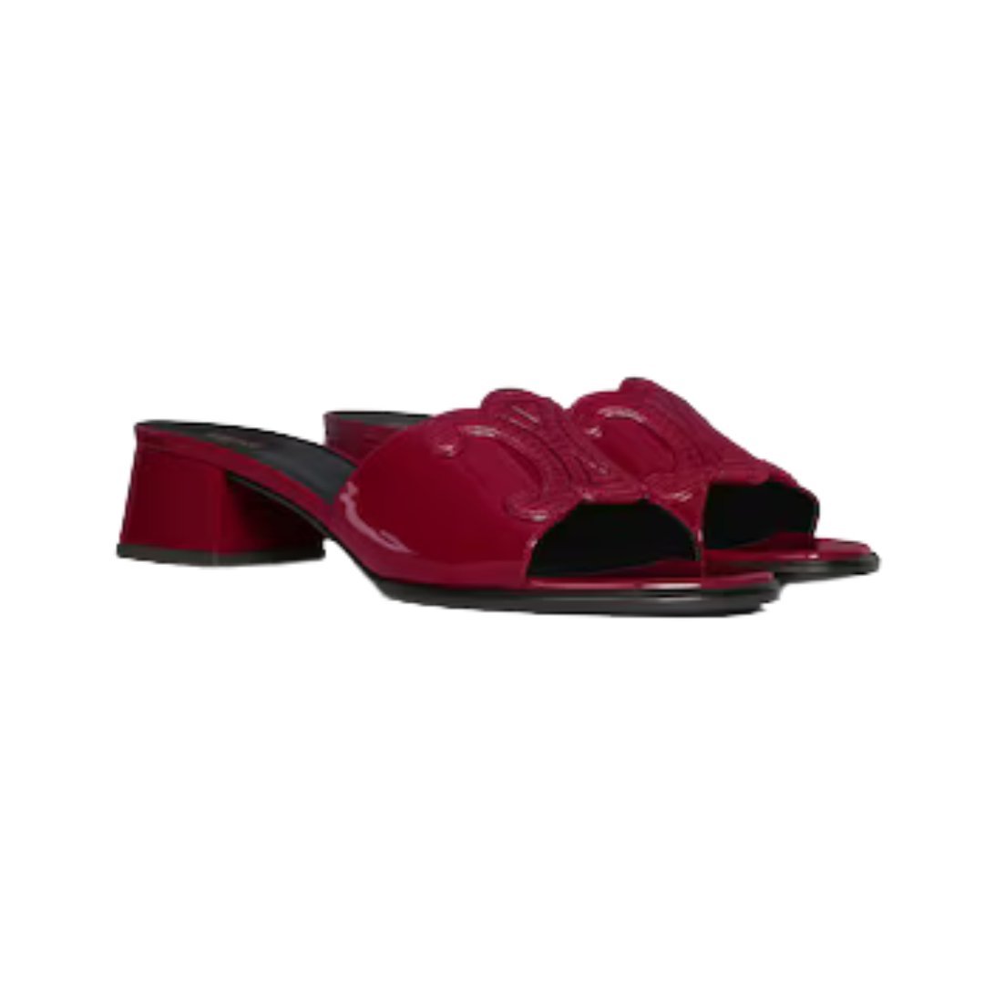 Clemence Lackschuhe Weinrot – Bild 2