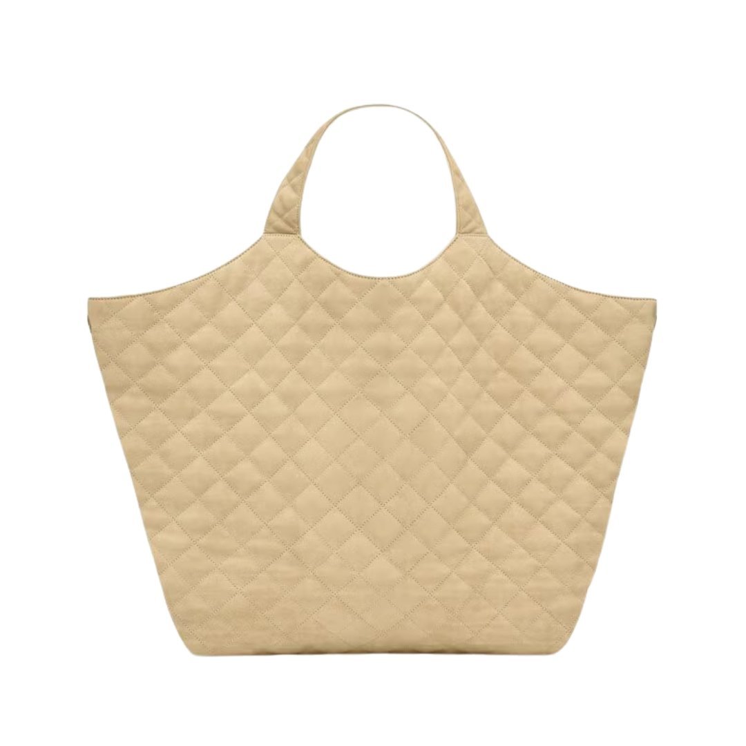 Icare Maxi Shopping Bag aus gestepptem Nubuk-Leder 58cm – Bild 2