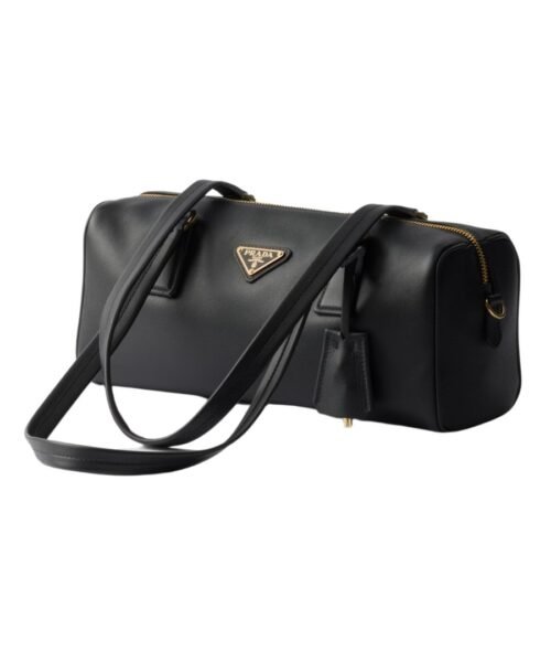 Alternative view of Mittelgroße Lederhandtasche mit Griff 12.5cm