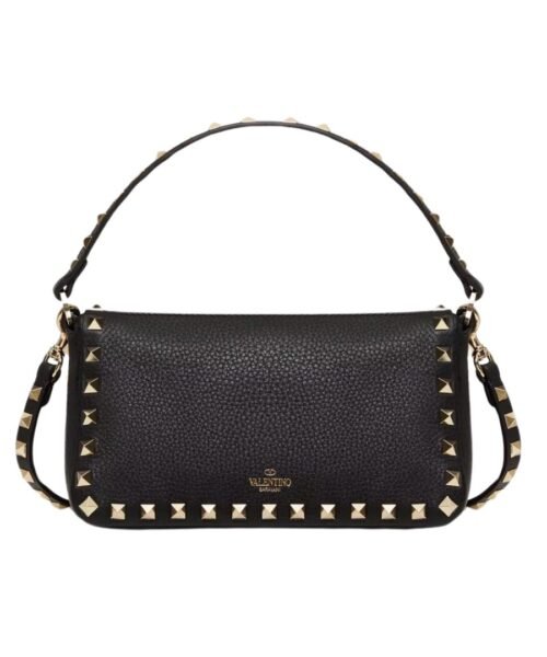 Alternative view of Kalbsleder Crossbody Schwarz 19cm