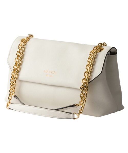 Alternative view of Doux mittelgroße Ledertasche Weiß 16cm