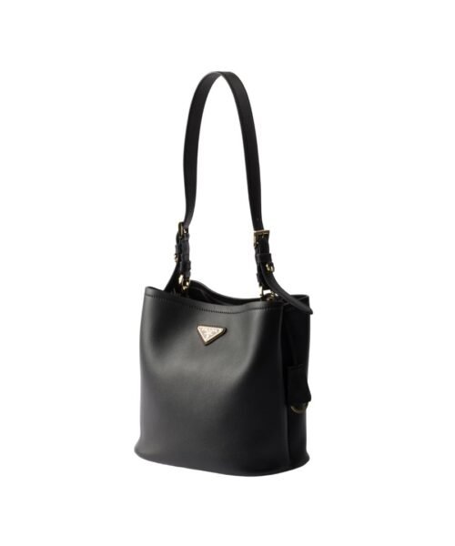 Alternative view of Die schwarze Ledertasche 22.5cm