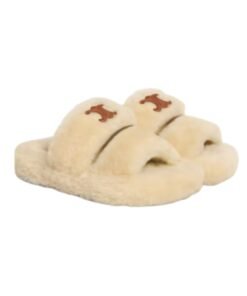 Alternative view of Fur Slides Triomphe aus Schafffell