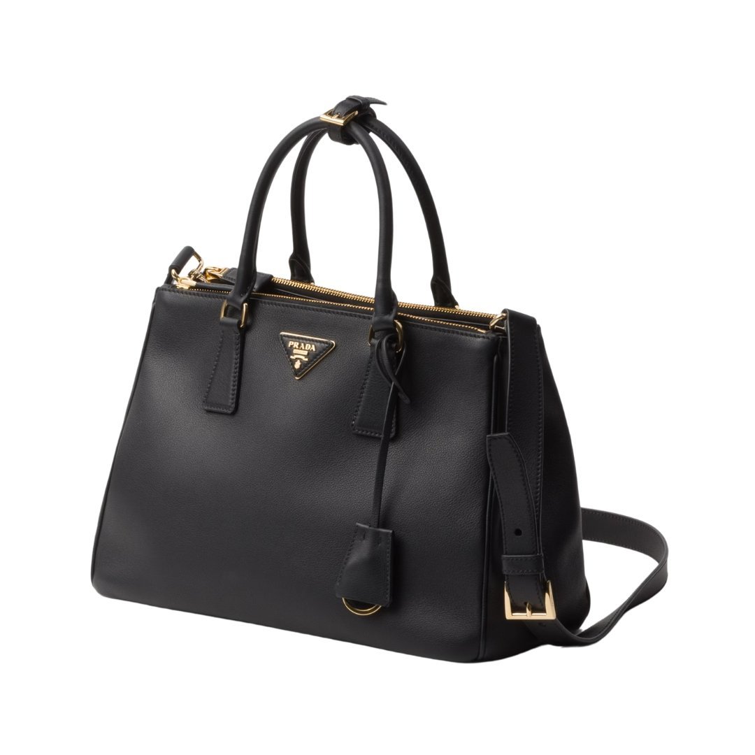 Die schwarze Galleria Ledertasche 22.5cm – Bild 2