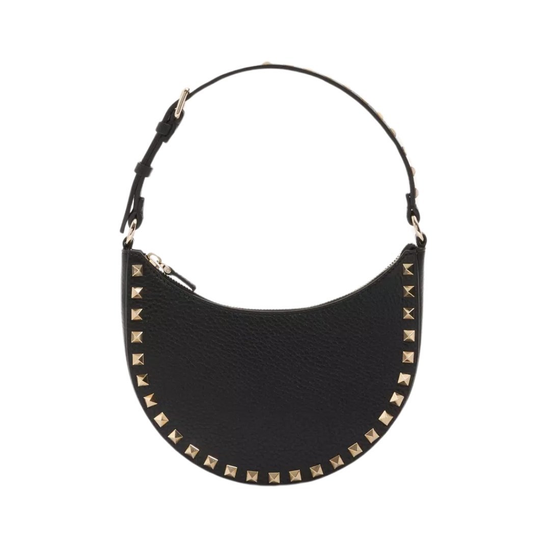 Grainiges Kalbsleder Schwarz 20cm – Bild 2