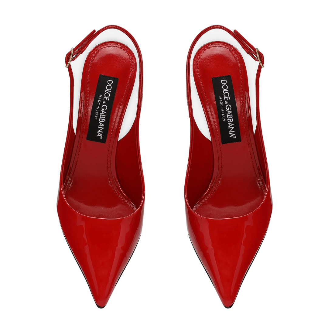 Lackleder Slingbacks 10.5 – Bild 3