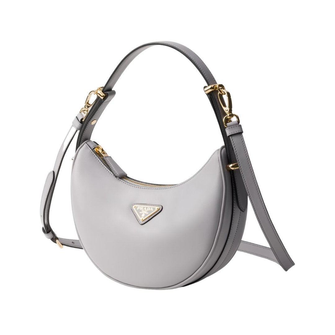 Arqué kleine Ledertasche Granitgrau 18.5cm – Bild 2