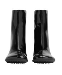 Alternative view of Schwarze Leder-Stiefeletten 7.5