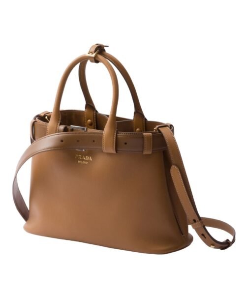 Alternative view of Buckle kleine Lederhandtasche Karamell 23cm