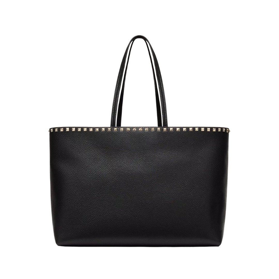 Kalbsleder Tote Schwarz 48cm – Bild 2