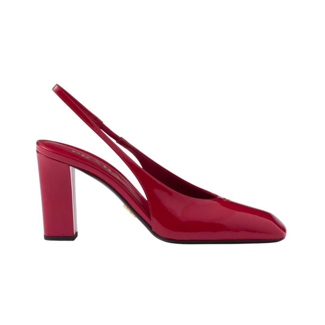 Lackleder Slingback-Pumps 8.5cm – Bild 2