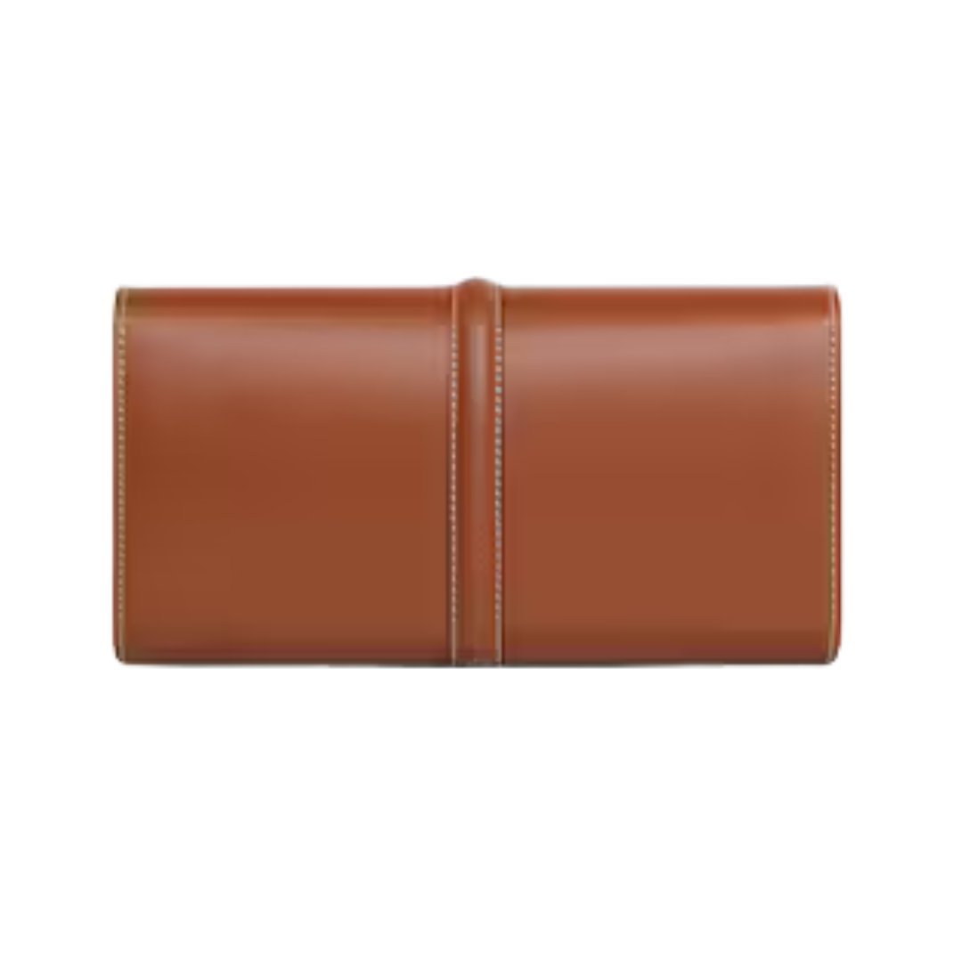 Große Brieftasche in satiniertem Finish 19cm – Bild 2