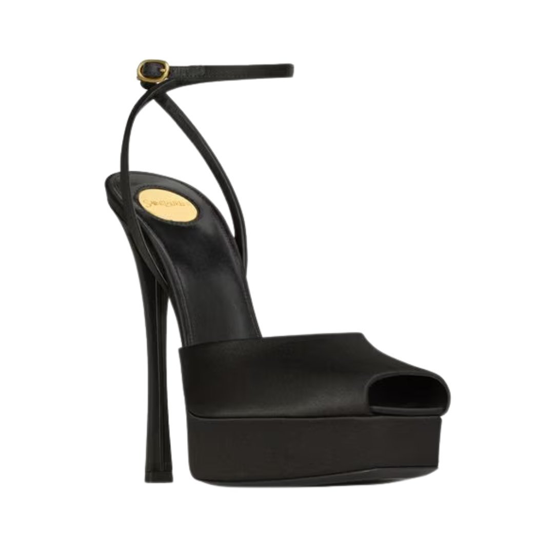 la scandale platform sandals in satin crepe 11cm – Bild 2