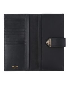 Alternative view of Gro?e Leder-Geldb?rse in Schwarz 18cm