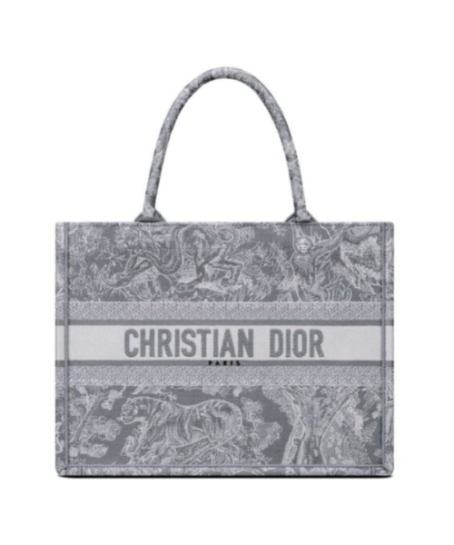 Book Tote Grau/Wei? 36 cm