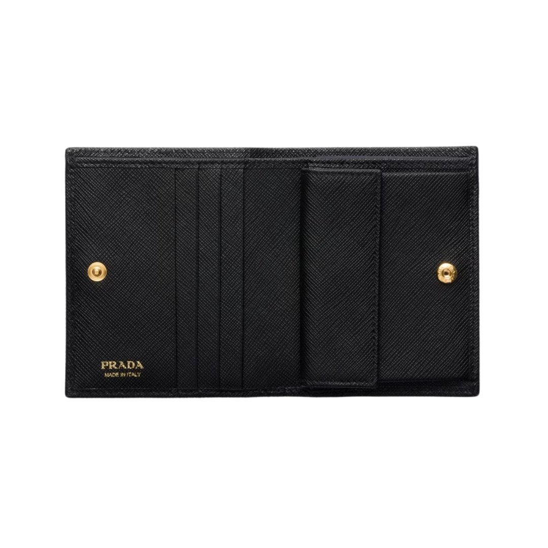 Kleine Saffiano-Leder-Geldbörse 11.2cm – Bild 2