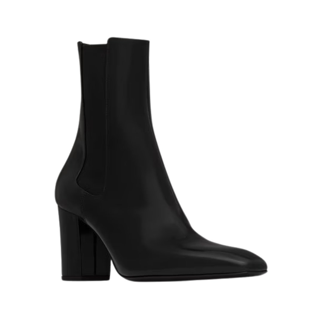 Betty Chelsea Boots aus glänzendem Leder 7cm – Bild 2