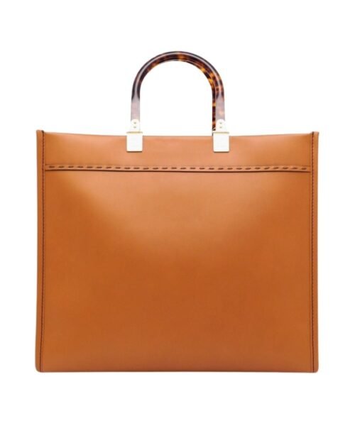 Alternative view of Braune Kalbsledertasche 31cm