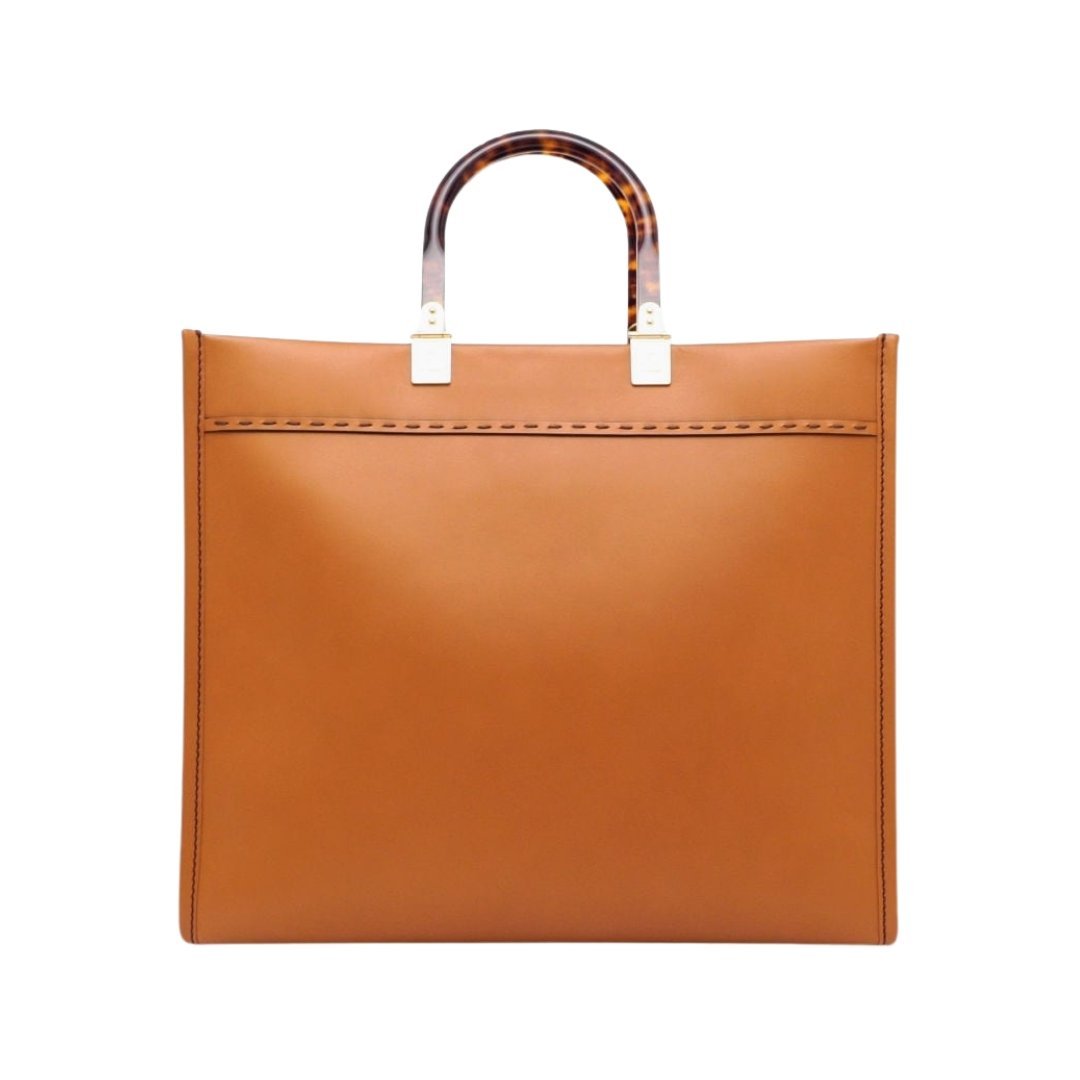 Braune Kalbsledertasche 31cm – Bild 2