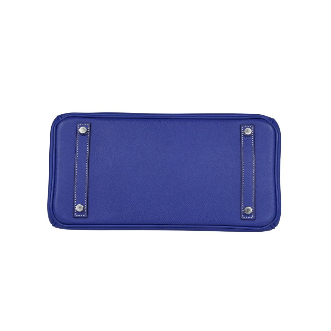 Bleu Électrique Candy Epsom mit Palladium-Beschlägen 30cm – Bild 3