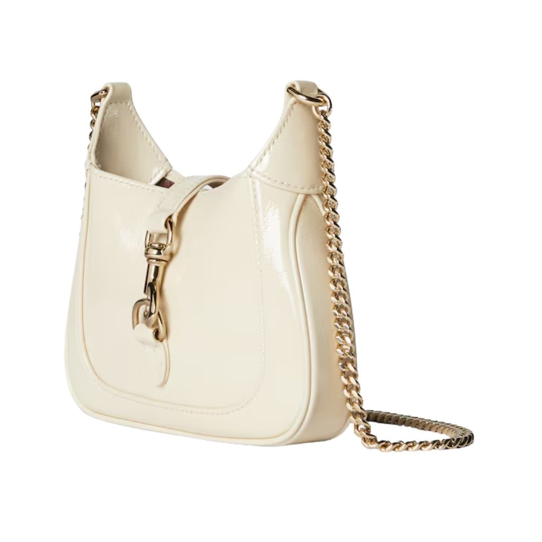 Lackleder mit einer glänzenden Mini-Tasche 19.5cm – Bild 2