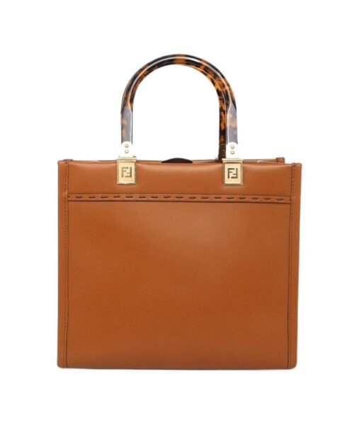 Alternative view of Braune Kalbsledertasche 22cm