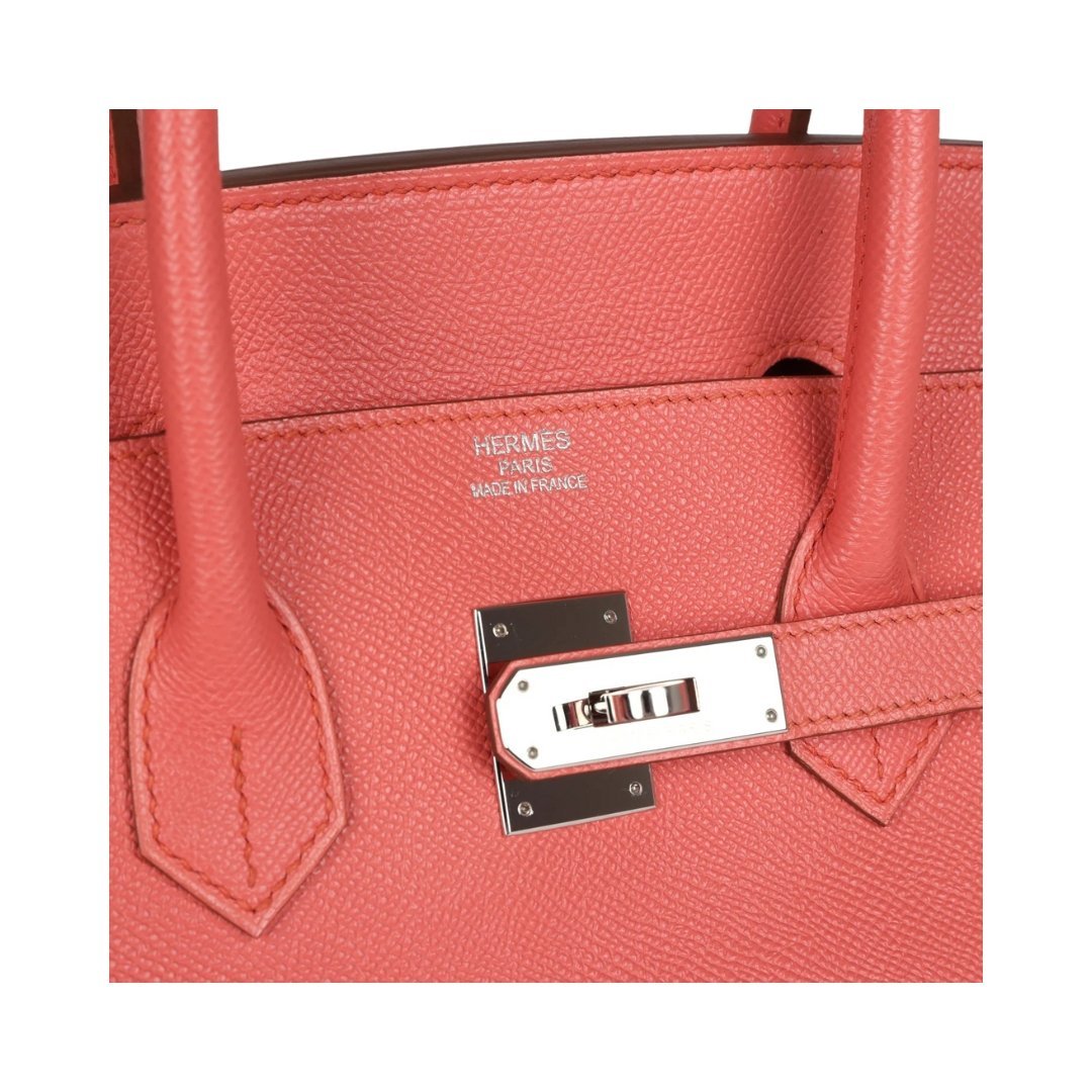 Flamingo Epsom mit Palladium-Beschlägen 35cm – Bild 4