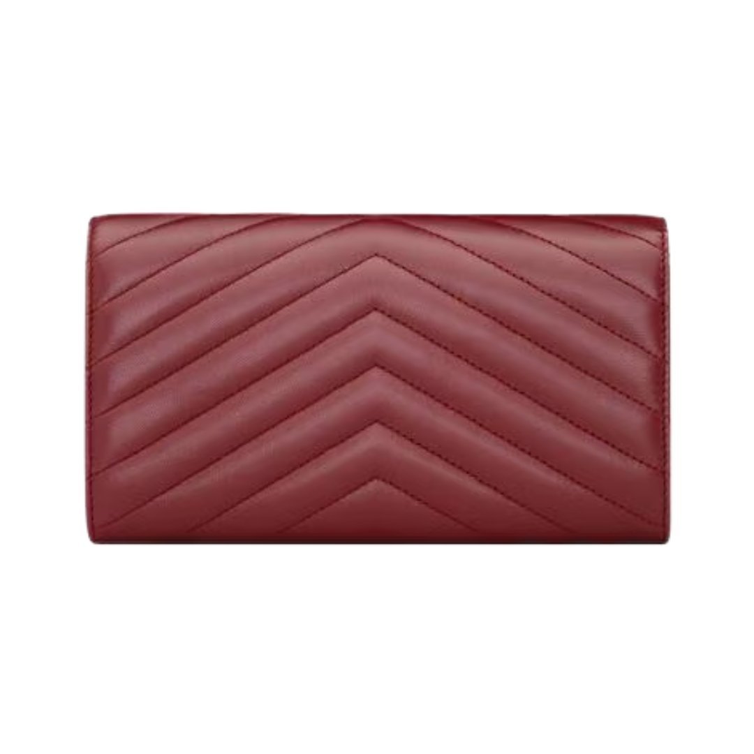 cassandre matelassé large flap wallet in lambskin 19cm – Bild 2