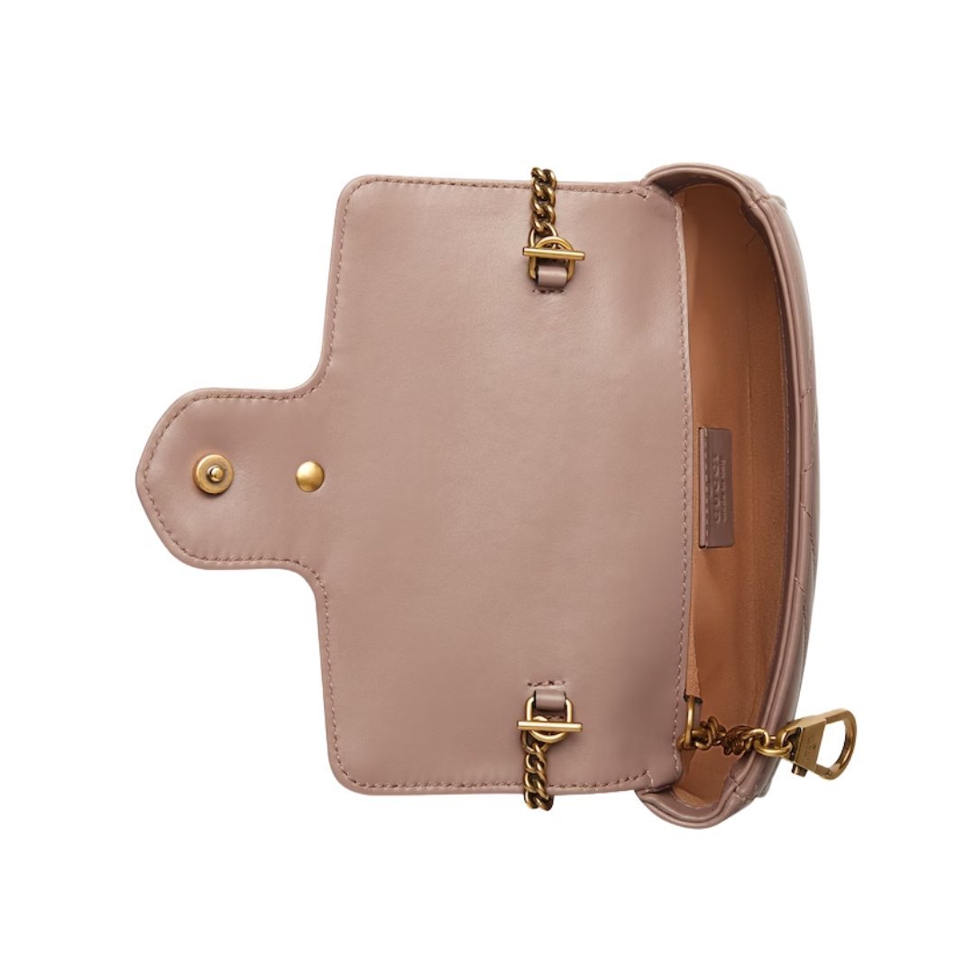 Zartrosa Super-Mini-Tasche 16.5cm – Bild 2