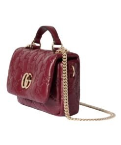 Alternative view of Henkeltasche mit hellgoldfarbener Schmuckverzierung 21.1cm