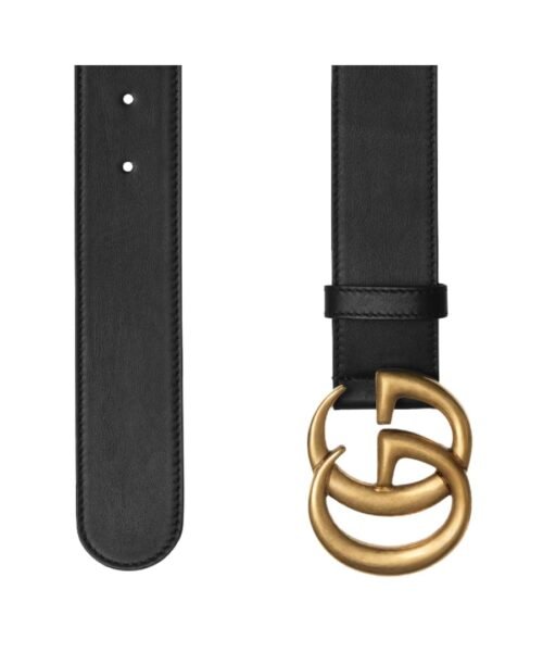 Alternative view of Breiter Marmont Schwarzes Leder 4cm