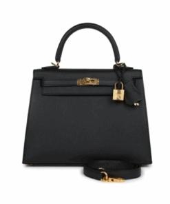 Kelly Black/Epsom Gold 25