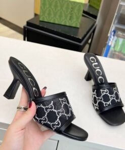 Alternative view of GG Schwarz mit Kristallen 7,5 cm