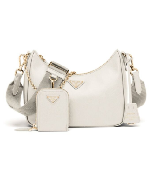 Re-Edition 2005 Saffiano Weiß 22 cm