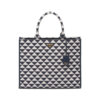 Symbole Embroidered Tote Blau 39 cm