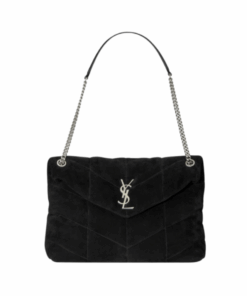 Loulou Puffer Velvet Schwarz 35 cm
