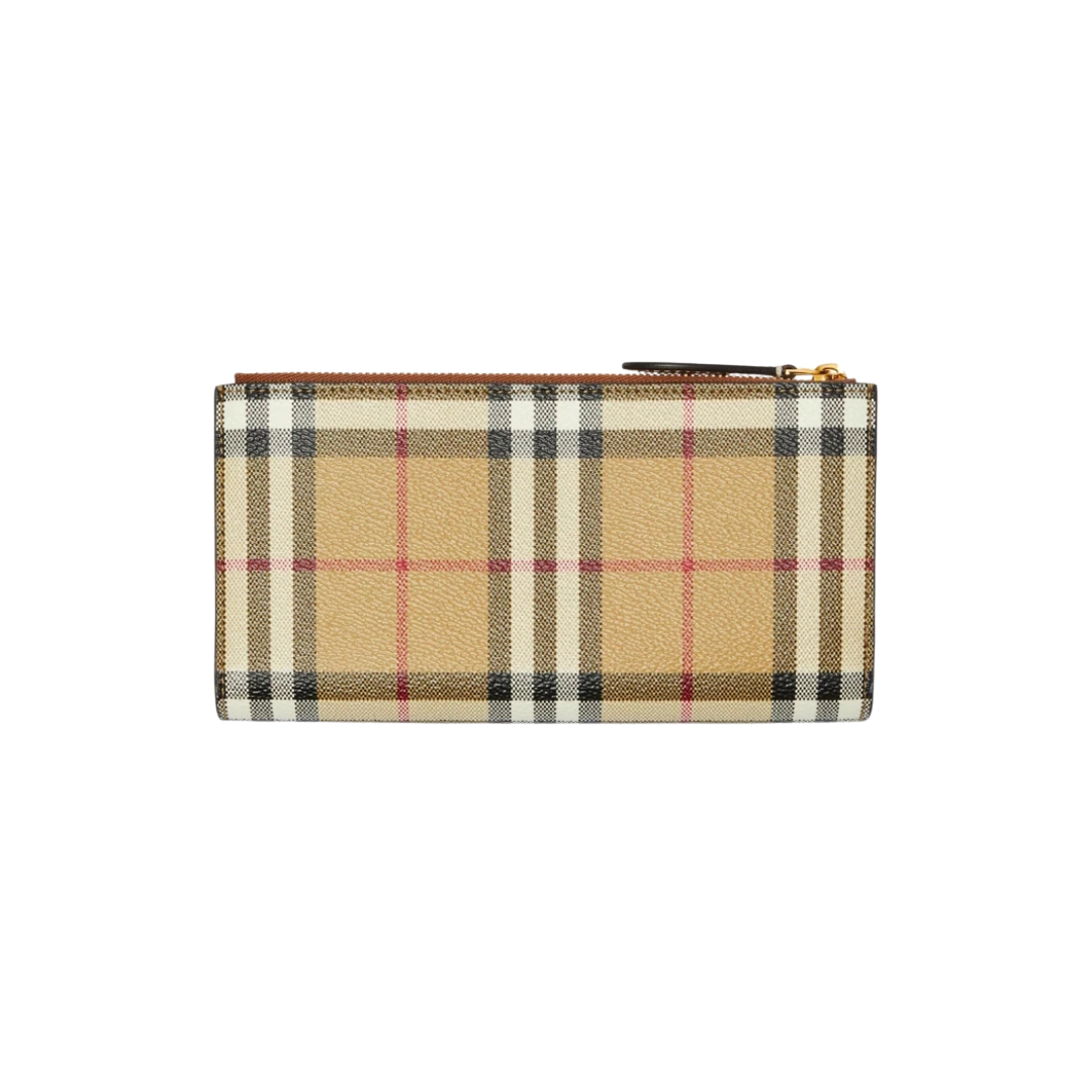 Große Check-Bifold Geldbörse 19cm