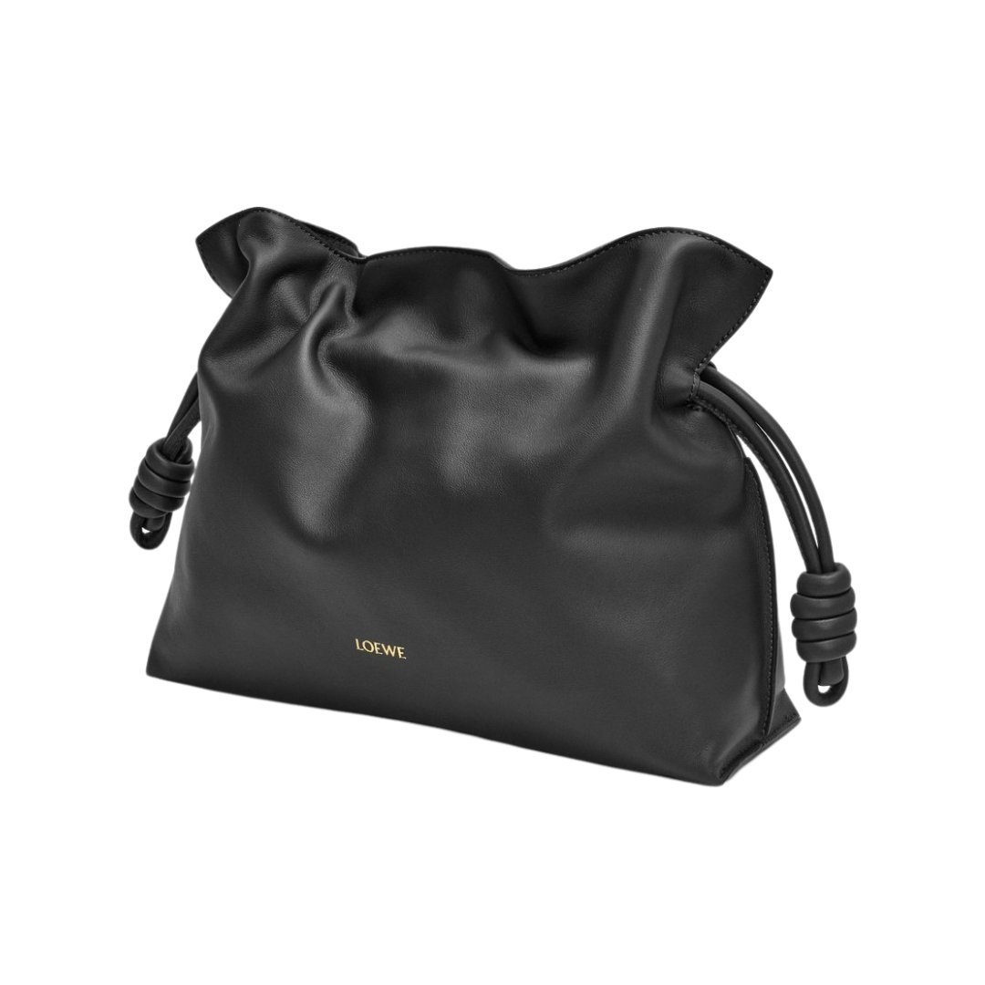 Clutch aus Nappa-Kalbsleder Schwarz 24.5cm – Bild 3
