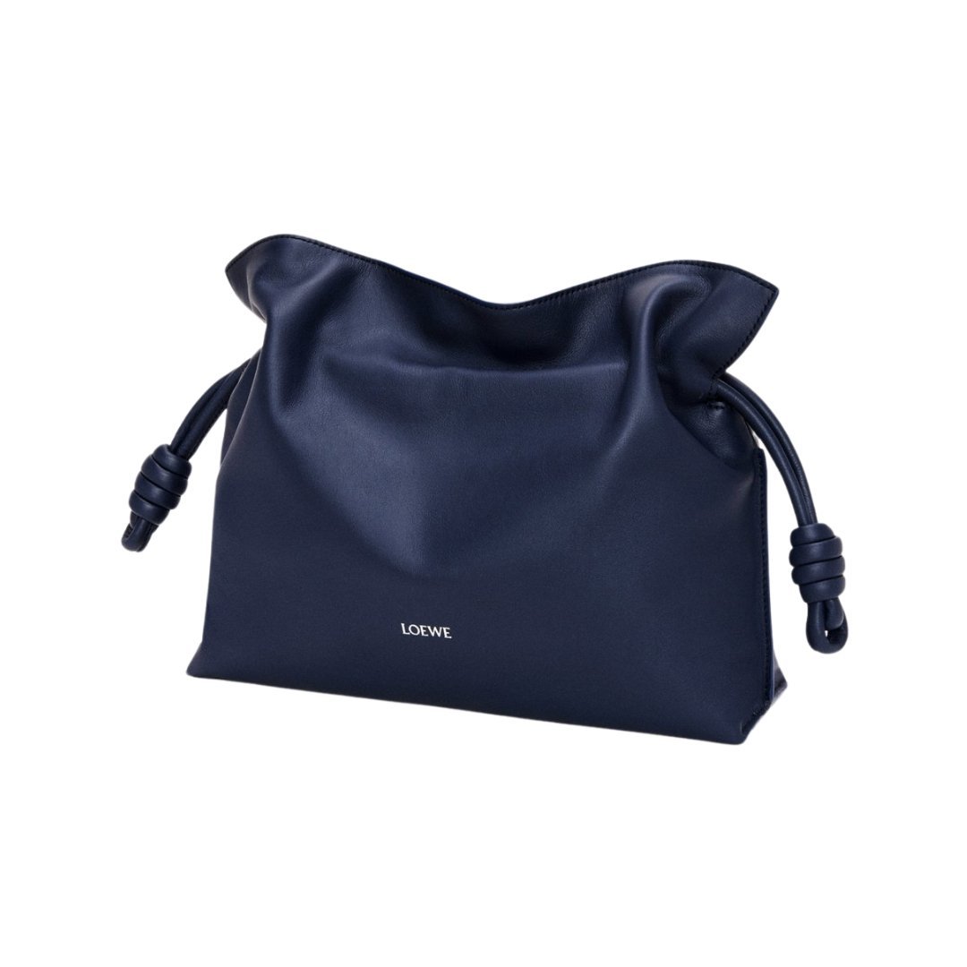 Clutch aus Nappa-Kalbsleder Abgründiges Blau 24.5cm – Bild 3