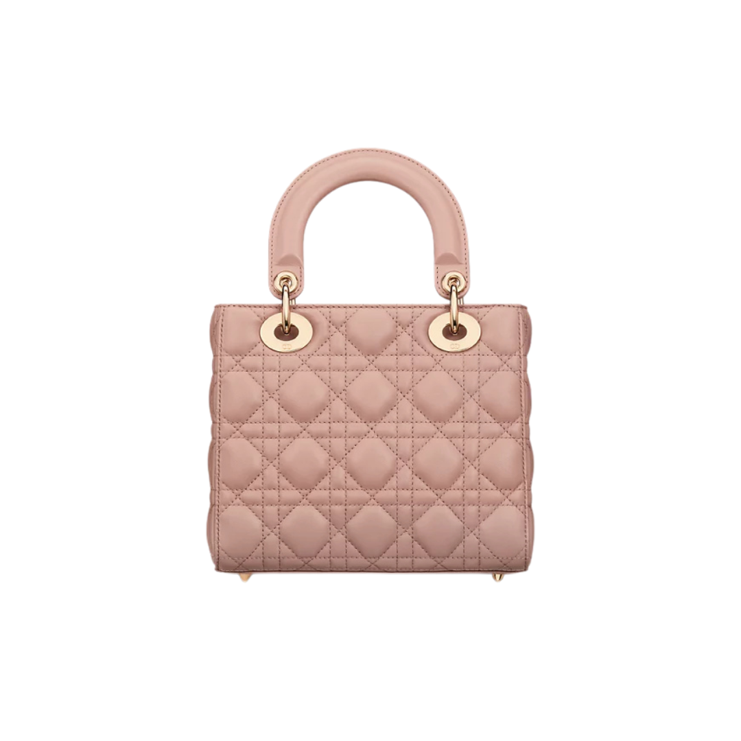 Blush lamsleer met Cannage-motief 20cm – Bild 3