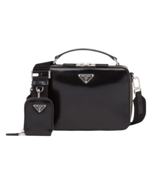 Brique Saffiano Schwarz 22 cm