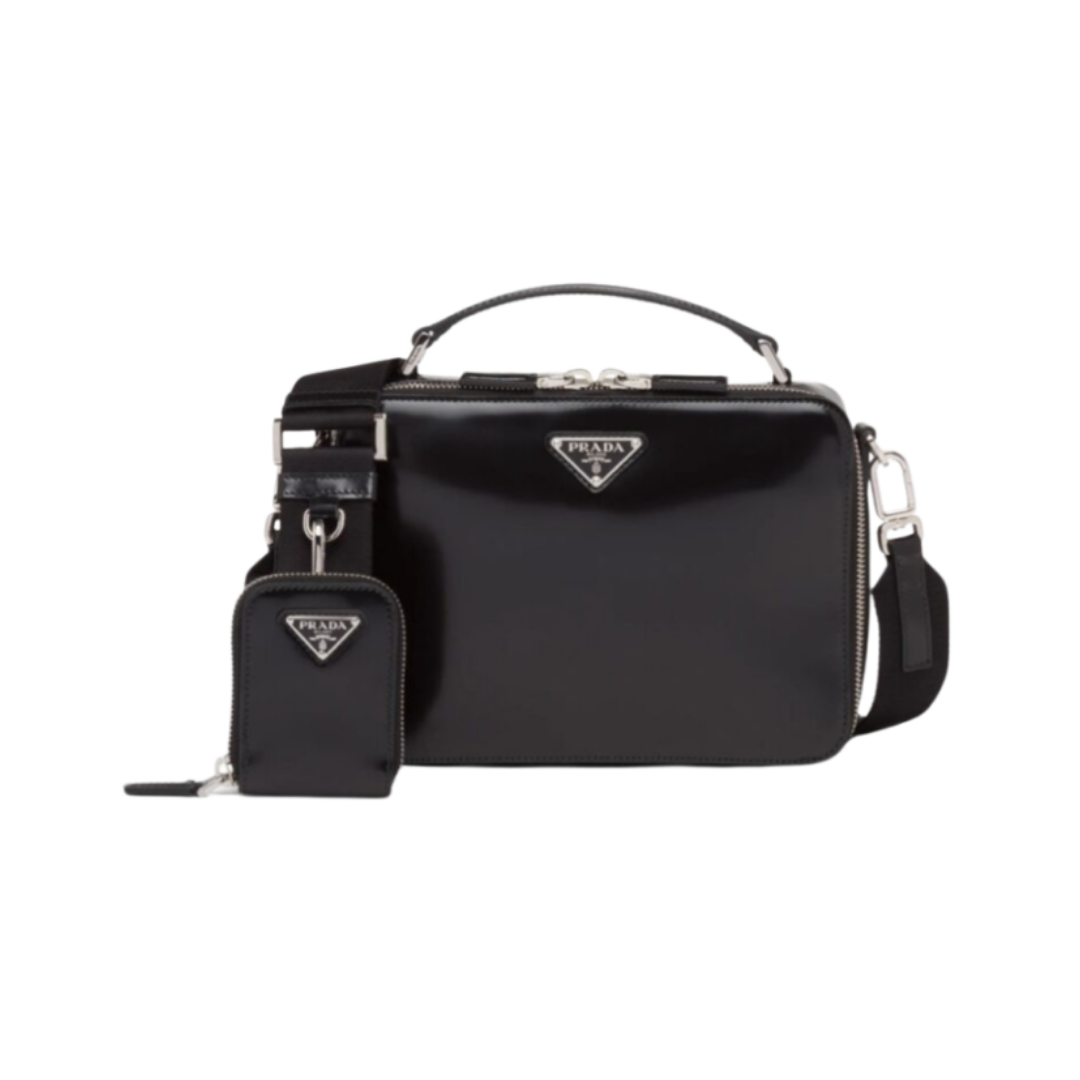 Brique Saffiano Schwarz 22 cm
