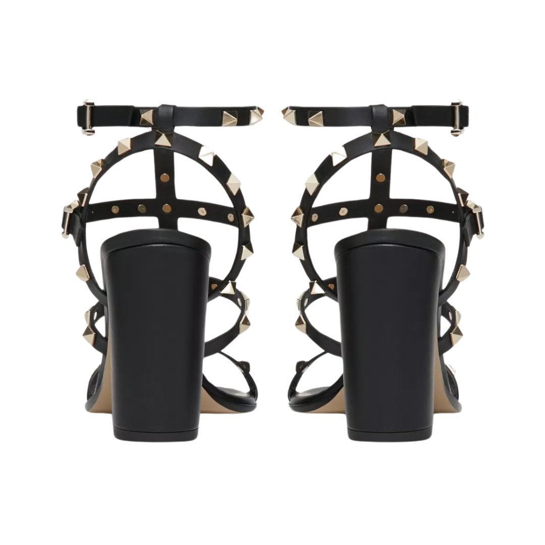 Rockstud Fesselriemen Schwarz 90cm – Bild 3
