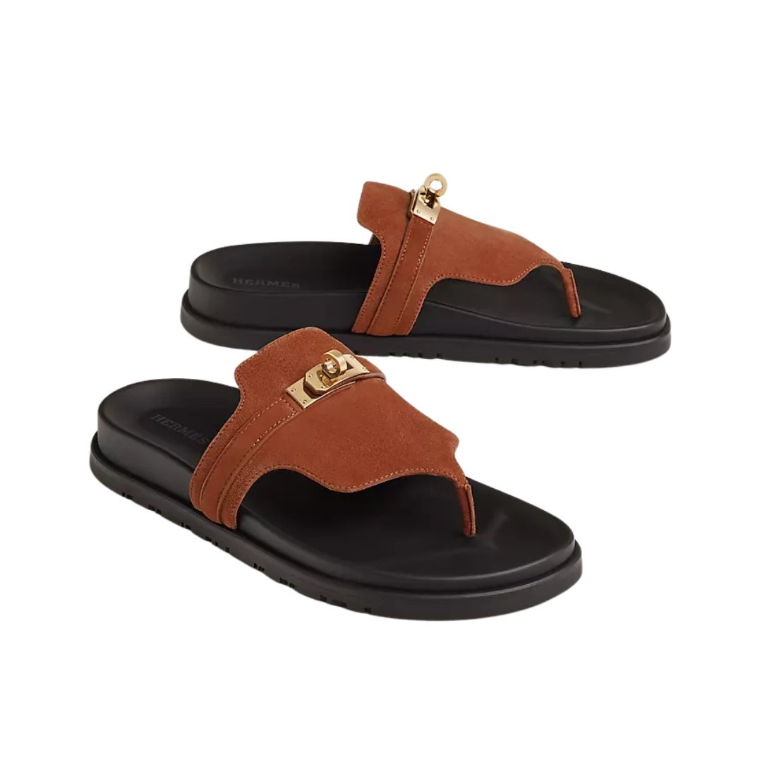 Empire Sandal Braun/Schwarz – Bild 2