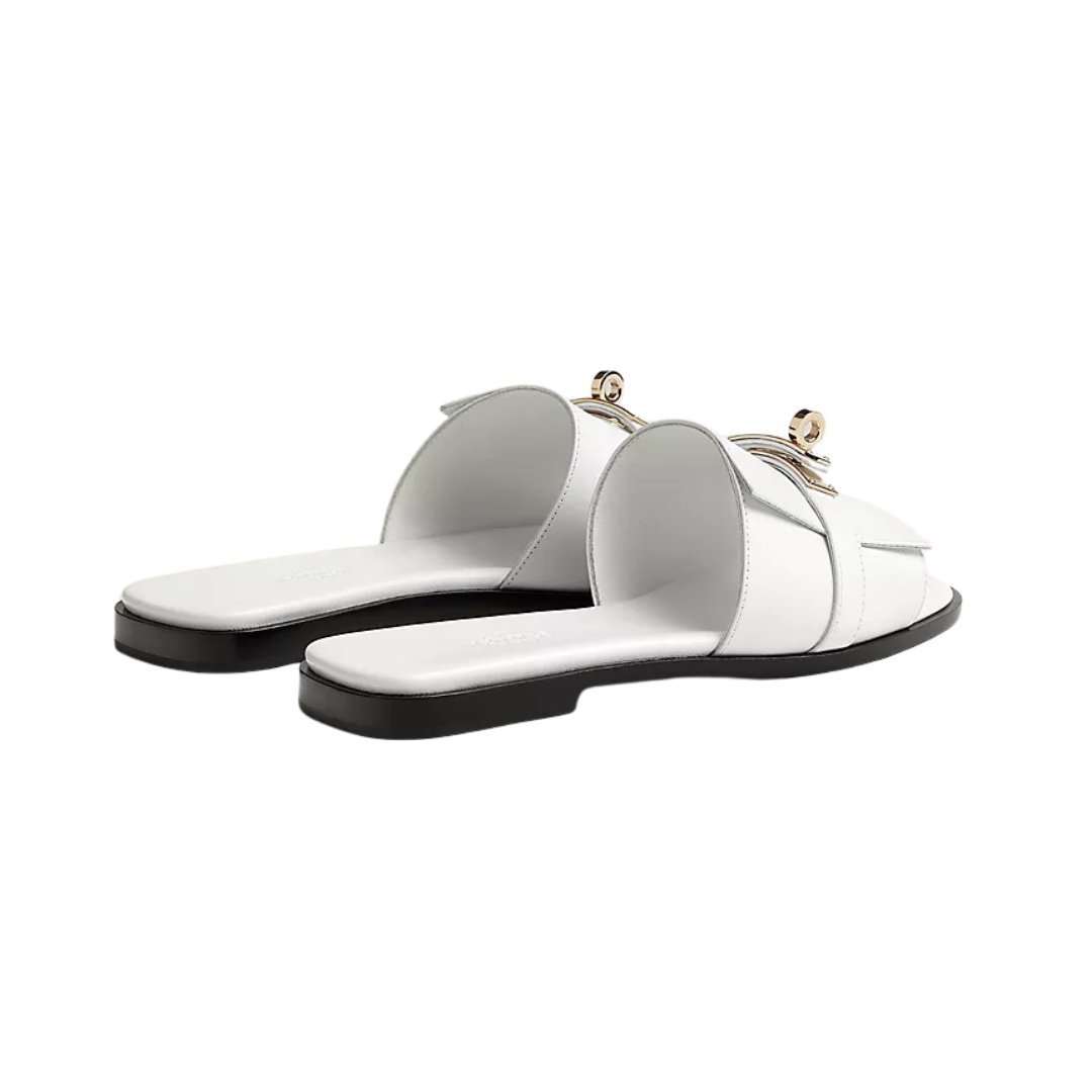 Giulia Sandal Weiß/Schwarz – Bild 3