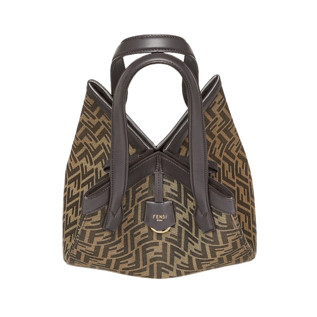 Tasche FF in Braun 27cm – Bild 3