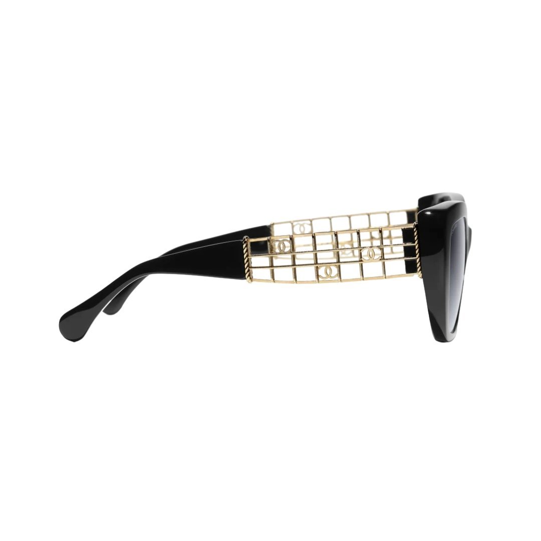 Cat Eye Schwarz/Grau – Bild 3